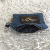 Kleines Mäppchen aus Jeans Upcycling, Schlüsselmäppchen, Portemonnaie, Leckerlitasche oder Kotbeutelspender